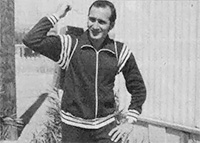 Sal Garzino treats his jogging outings as an opportunity for aluminum can collecting.